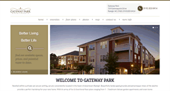 Desktop Screenshot of gatewayparknrp.com